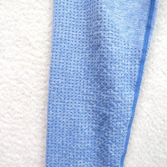 Gymshark Leggings Womens Small Blue Seamless High Rise Textured Yoga Pants Gym - Picture 4 of 10